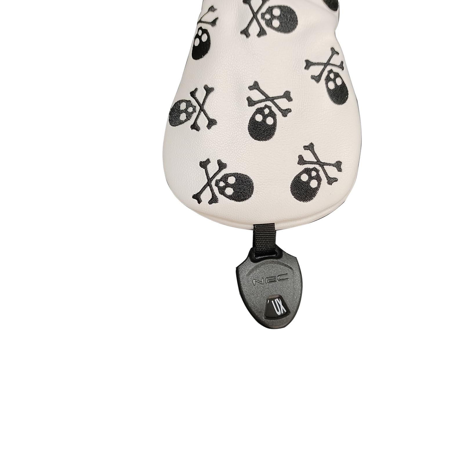 Skull Cross Bones Golfschlägerkopfhaube Hybrid-Kopfbedeckung mit verstellbarer Nummer