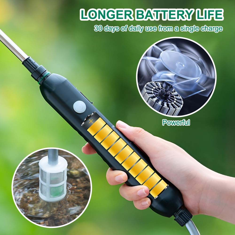 Pulvérisateur Électrique Rechargeable USB YANGUN - Avec 4 Buses, Tige Télescopique Et 10m De Tuyau, Pour Jardin Et Toiture