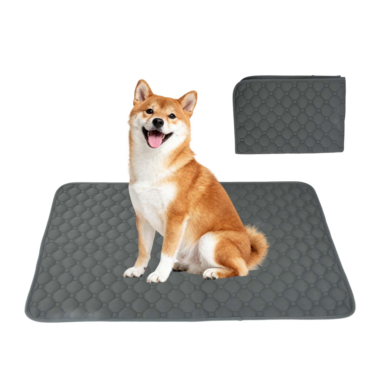 2 Pack Grey Pet Washable Pee Pads Large,50*70cm