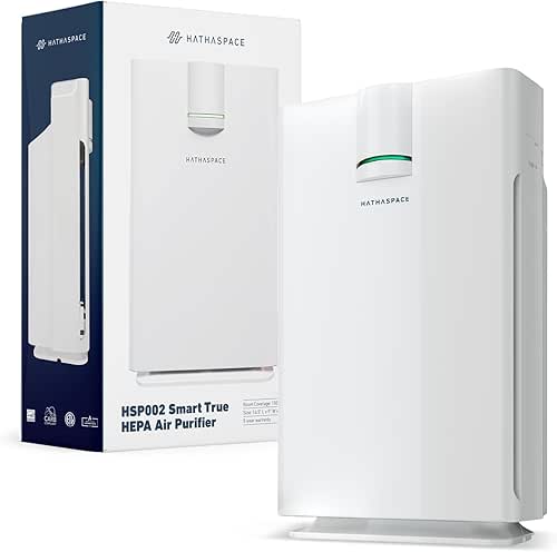 HATHASPACE Smart Air Purifiers - True HEPA Air Purifier, Cleaner