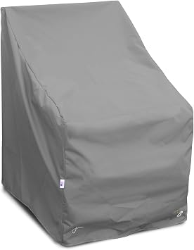 KoverRoos Weathermax 84222 High Back Chair Cover, 32-Inch Width by 37-Inch Diameter by 39-Inch Height, Large Charcoal