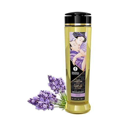 Shunga - Aceite Para Masajes Sensación Y Lavanda - 240 Ml En Oferta Shunga Sensación De Lavanda Masaje Aceite 240 Ml 260 G