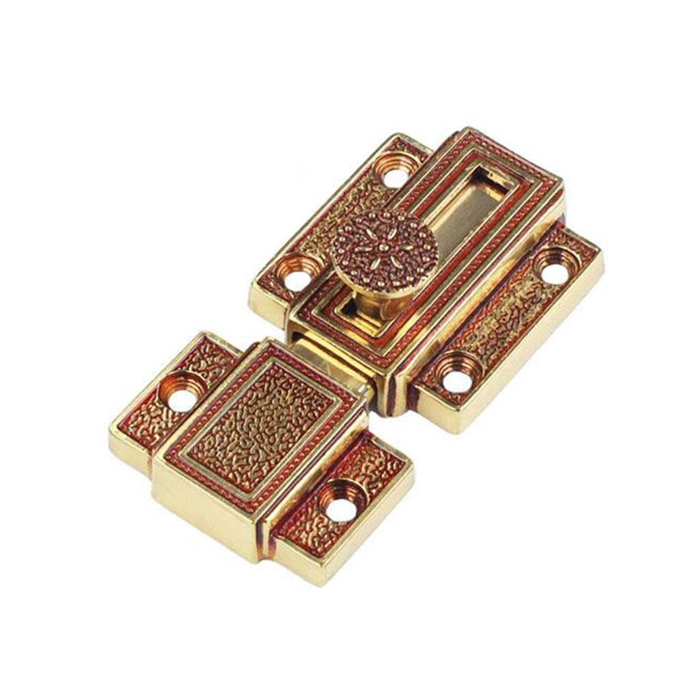 Nvsfzgiyg Bronze Lock Latch,Sliding Bolt,Door Bolts, Copper, Surface Mounted Slide For All Types Of Internal Doors(Bronze)