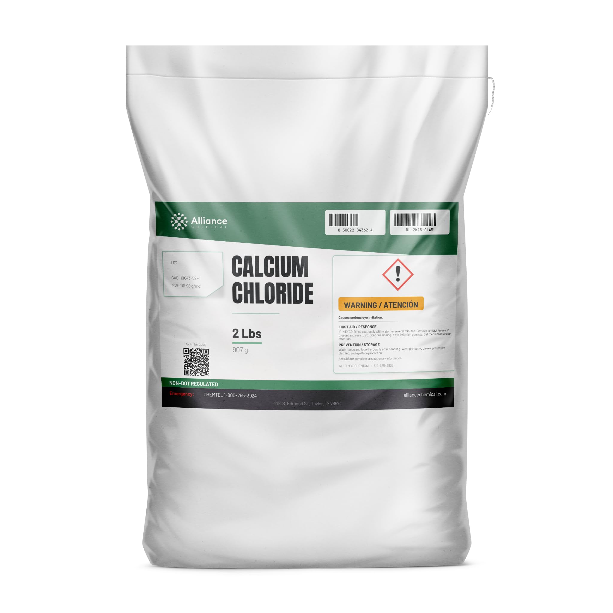 Alliance Chemical Calcium Chloride, 2 LB Can