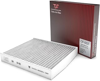 Toyota Boshoku Cabin Air Filter - Easy to Install PM2.5 Cabin Pollen Filter for Car Compartment Fits Toyota Hilux, Land Cruiser, Prius, RAV4, Corolla, Yaris and More (87139-YZZ33)