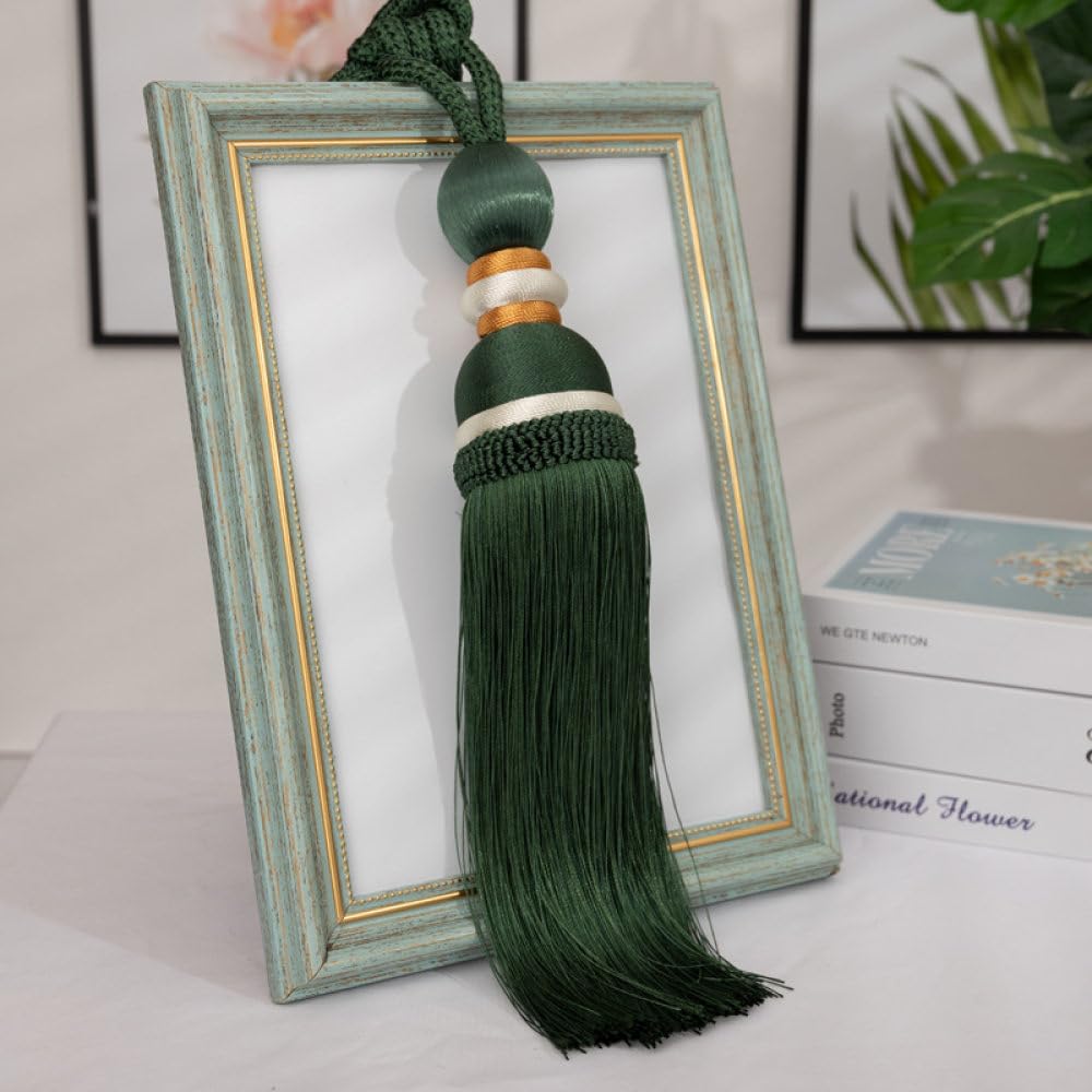 Confezioni di fermatende con Nappe， fermatende Fatti a Mano， fermatende in Corda per Tende， fermatende， fermatende， Corda，K Green