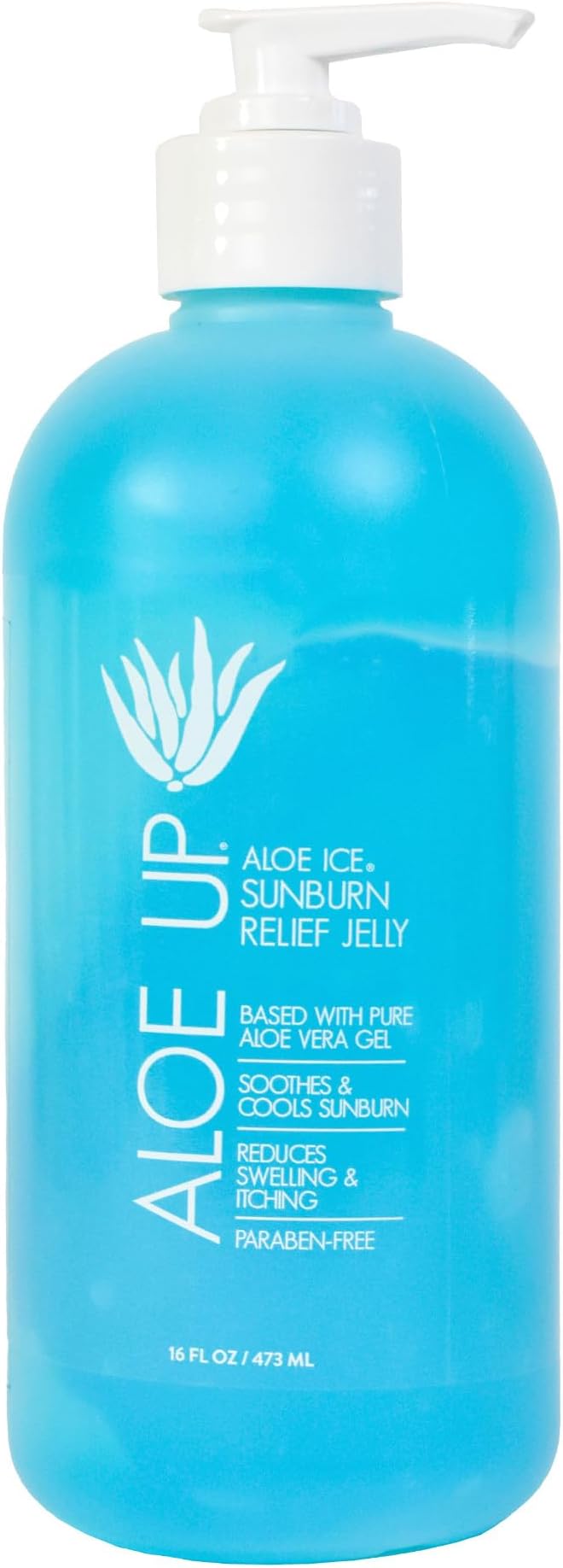 Aloe Vera Gel for Sunburn Relief – Cooling After Sun Gel for Face & Body – 96.6% Pure Aloe, Hydrating & Soothing Skin Care – Alcohol & Fragrance Free