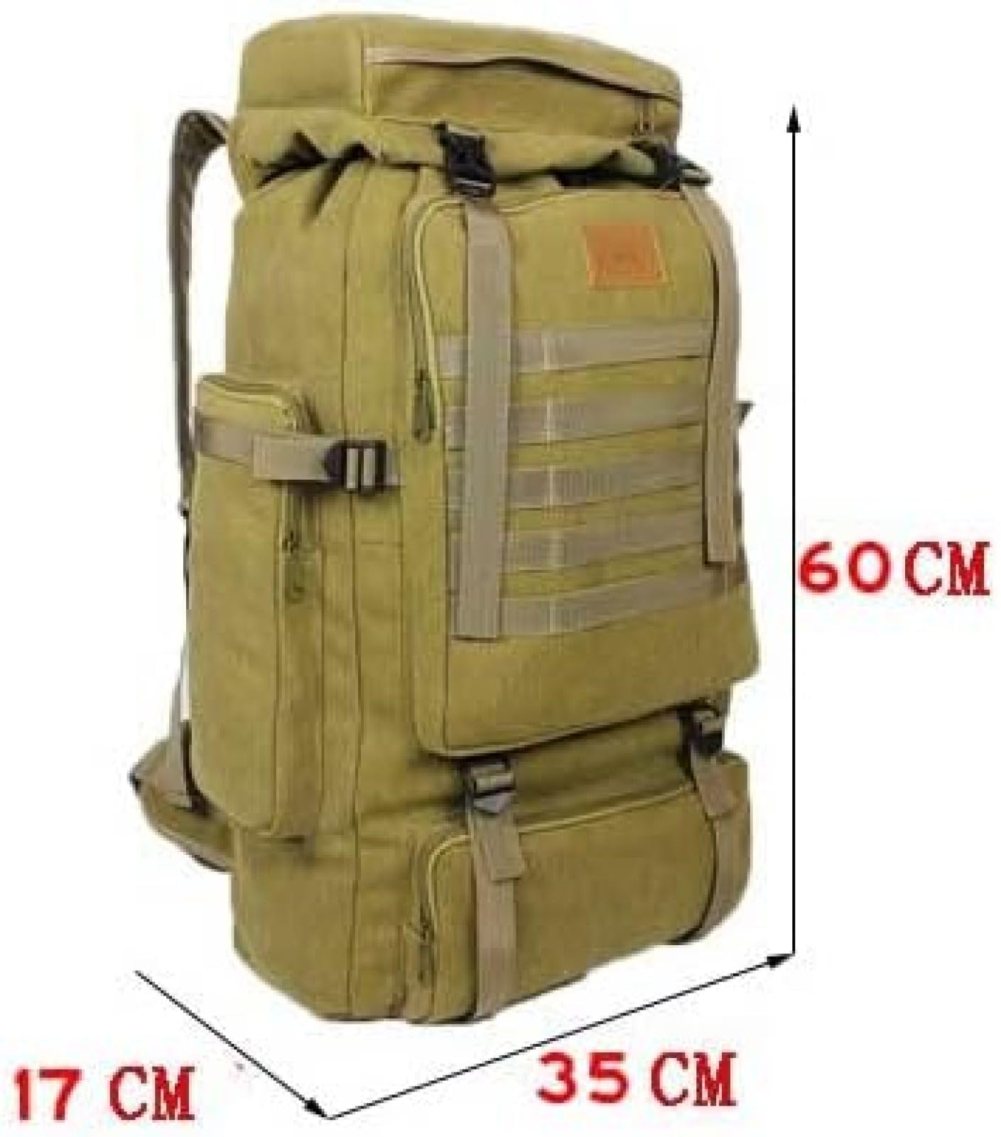 Plecak Zewnętrzny 50 L Duży Plecak Armia Survival Taktyka Wojskowa - Wodoodporny, Piesze Wycieczki Kemping Kolarstwo Podróże Na Zewnątrz Dla Mężczyźni Kobiety Kemping/Wędkarstwo/Piesze Wyciecz
