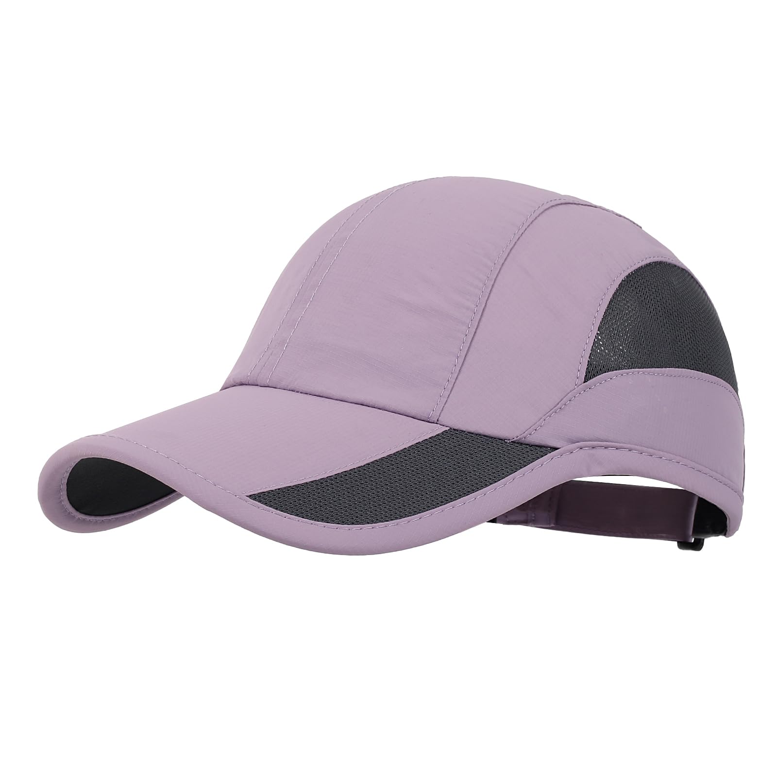 HH HOFNEN Gorra de béisbol de secado rápido sin estructura para correr, resistente al agua, UPF 50+, de malla, para hombre y mujer