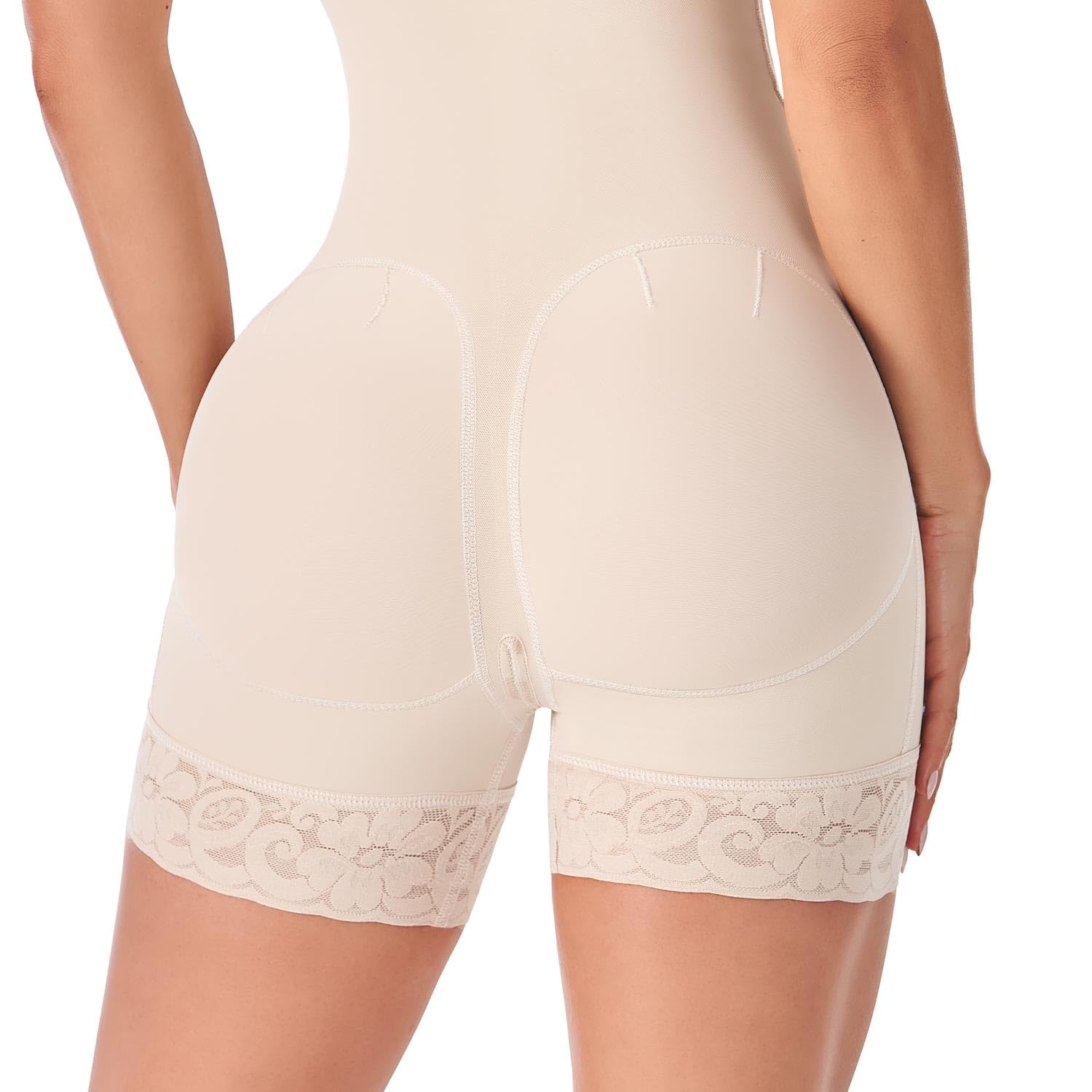 Ann Chery 1041 Short Girdle with Tummy Control High Back and Butt Lifting | Postpartum Shapewear Bodysuit |High Compression product thumbnail 5