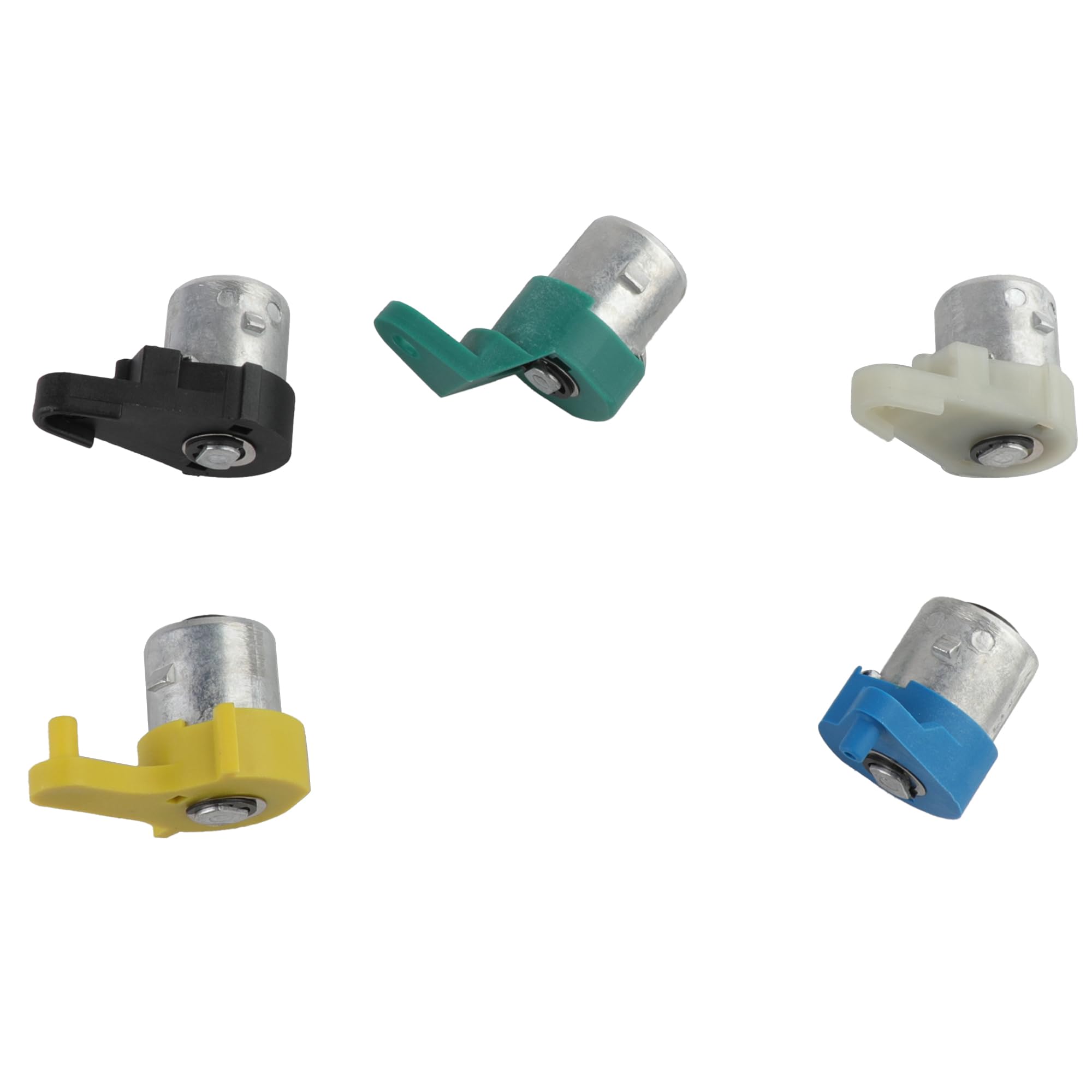 YAOPEI Lot de 5 Serrures de Porte pour Kangoo 1 Nissan Kubistar avec 2 Clés Avant Gauche Droite Latérale Arrière Battante Droit Interrupteur d'allumage 7701472590