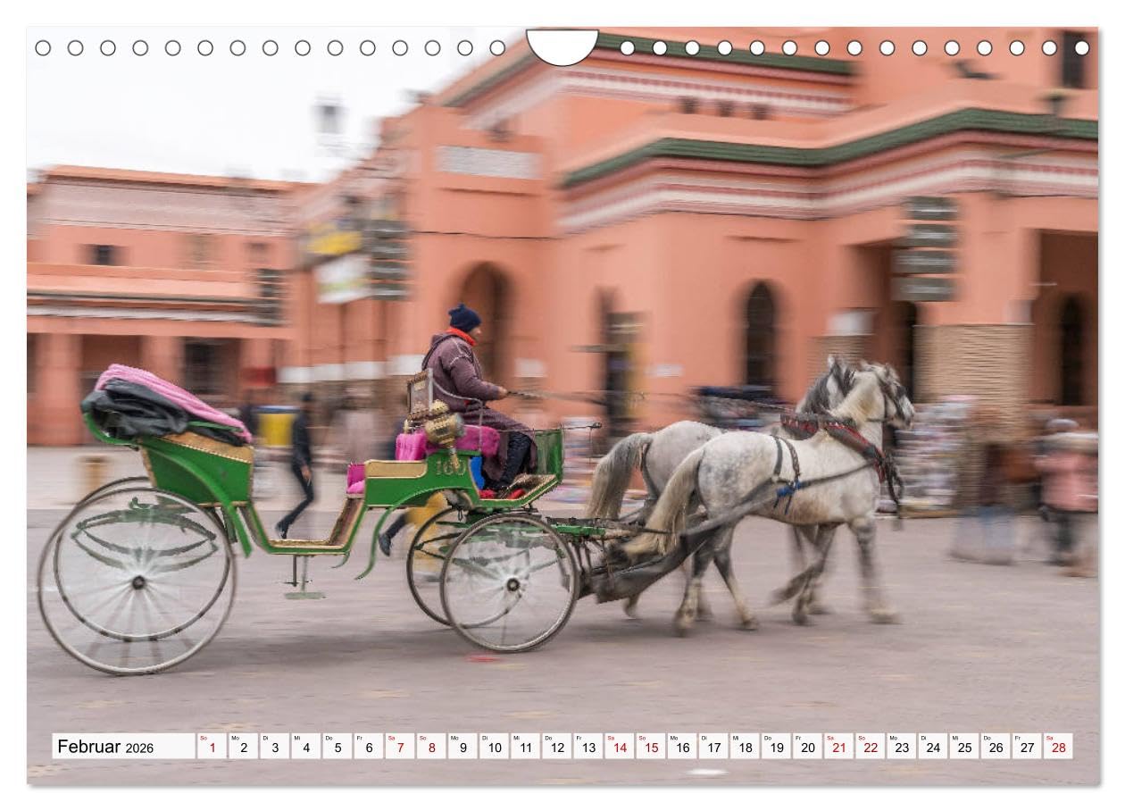 Marokko - Marrakesch (Wandkalender 2026 DIN A4 quer), CALVENDO Monatskalender: Eine der faszinierendsten Städte der Welt in einem Kalender vom Reisefotografen Peter Schickert. (CALVENDO Orte)