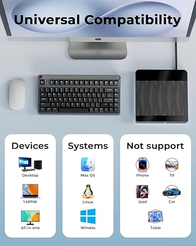 Miniatura 5 de Unidad de Blu Ray Externa, Quemador de Blu Ray Externo USB 3.0 Tipo C Escritor de BD/DVD/CD para PC, Compatible con Reproducción 3D y Discos