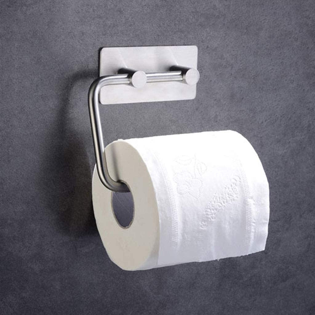 AAPIE Soporte de Papel higiénico de pie sin Perforaciones, Soporte de Papel higiénico de Acero Inoxidable, Soporte de Papel higiénico sin Clavos, Soporte de Papel