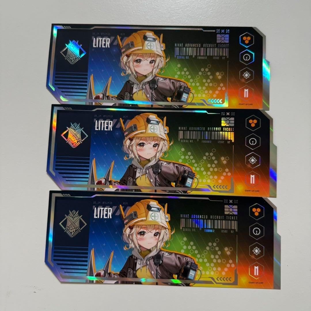 勝利の女神 NIKKE 韓国限定 高級募集チケット コンプリート 勝利の女神