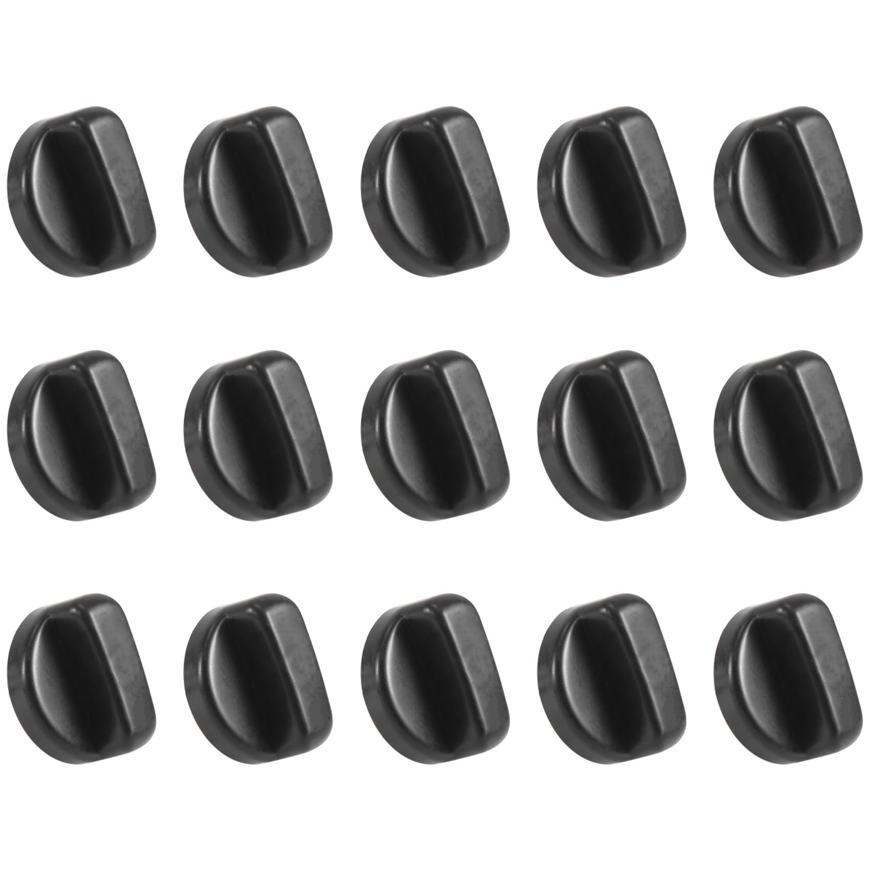 Littimoon 15 pcs Stove Gas Stove Plastic 8 mm Dia Mount Hole Knob