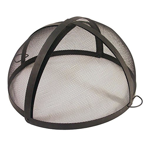 Catalina Creations 50" Heavy Duty Fire Pit, Easy Access, Hinged, Spark Screen