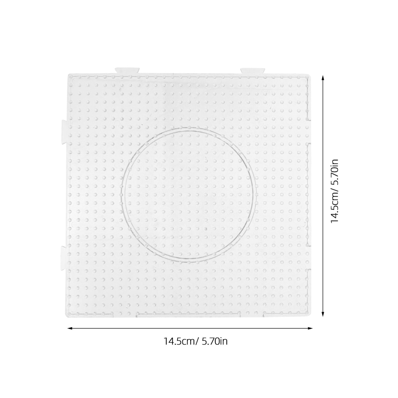 Tavola Perline Fusione Quadrata 5mm in Plastica, Set 1 Pezzo