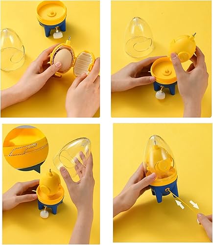 Miniatura 5 de Homogeneizador de huevos, tirador manual, agitador de huevos, agitador de huevos, huevos, yema blanca, batidor, batidor, hecho a mano, para hacer