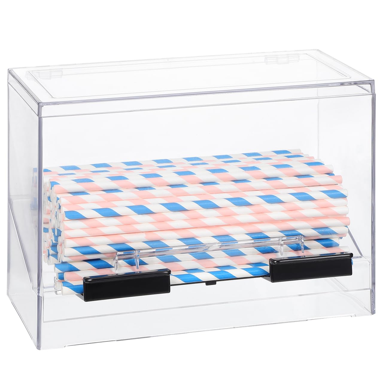 Distributeur de paille acrylique Cabilock et boîte à baguettes pour comptoir