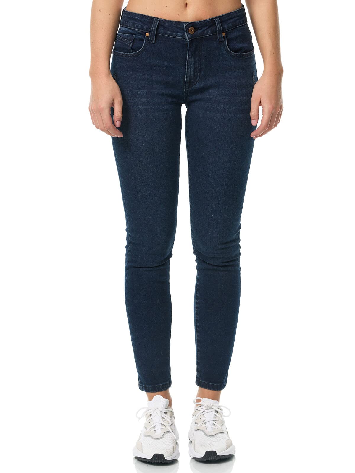Tazzio Jeans Damen Skinny Fit Stretch Hose Denim Jeanshose Slim F112