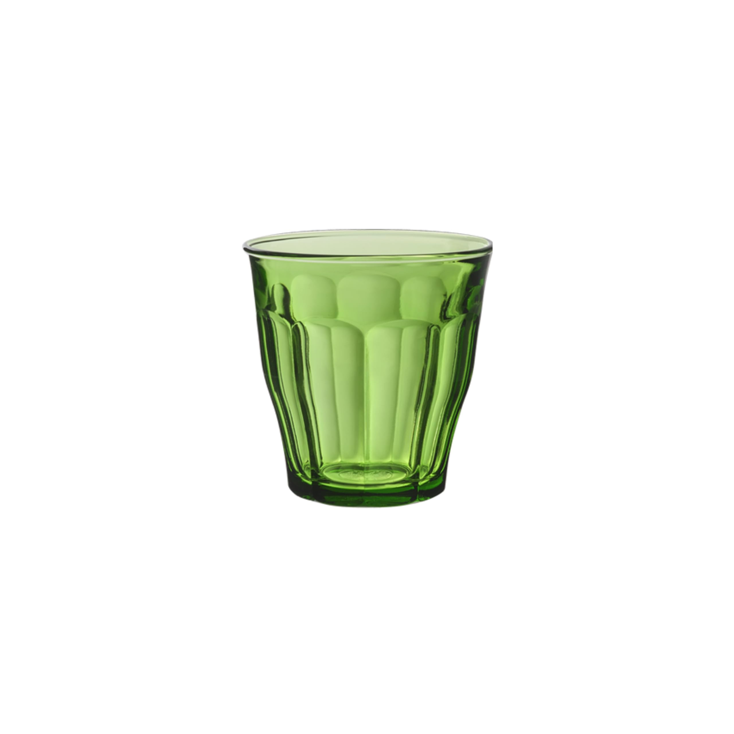 Picardie Green Glass Tumblers 8 Ounces (250 ml) Set of 4