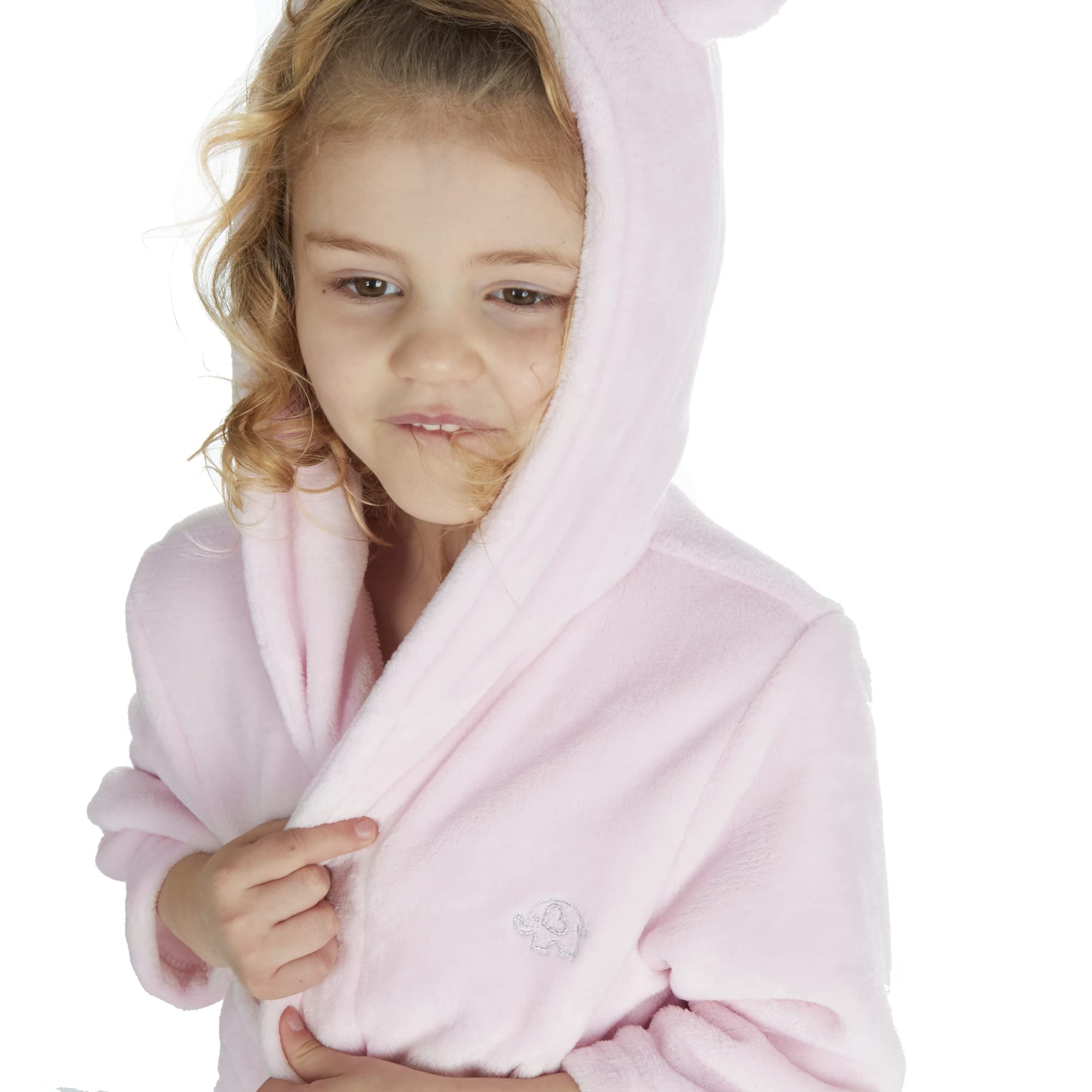 Undercover Bata de baño con capucha y forro polar suave para bebés y niños pequeños