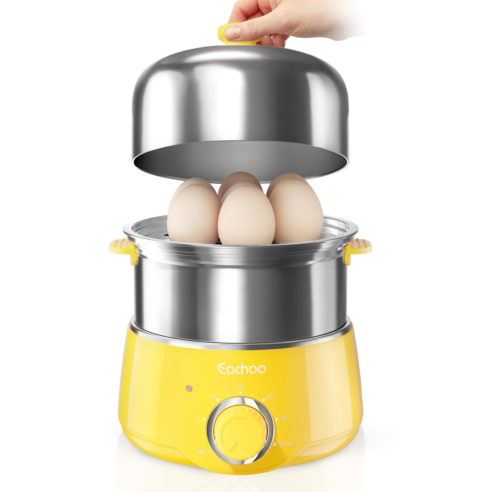 Photo 1 of CACHOO Hard Boiled Egg Cooker, 14-Egg Stainless Steel Egg Boiler
