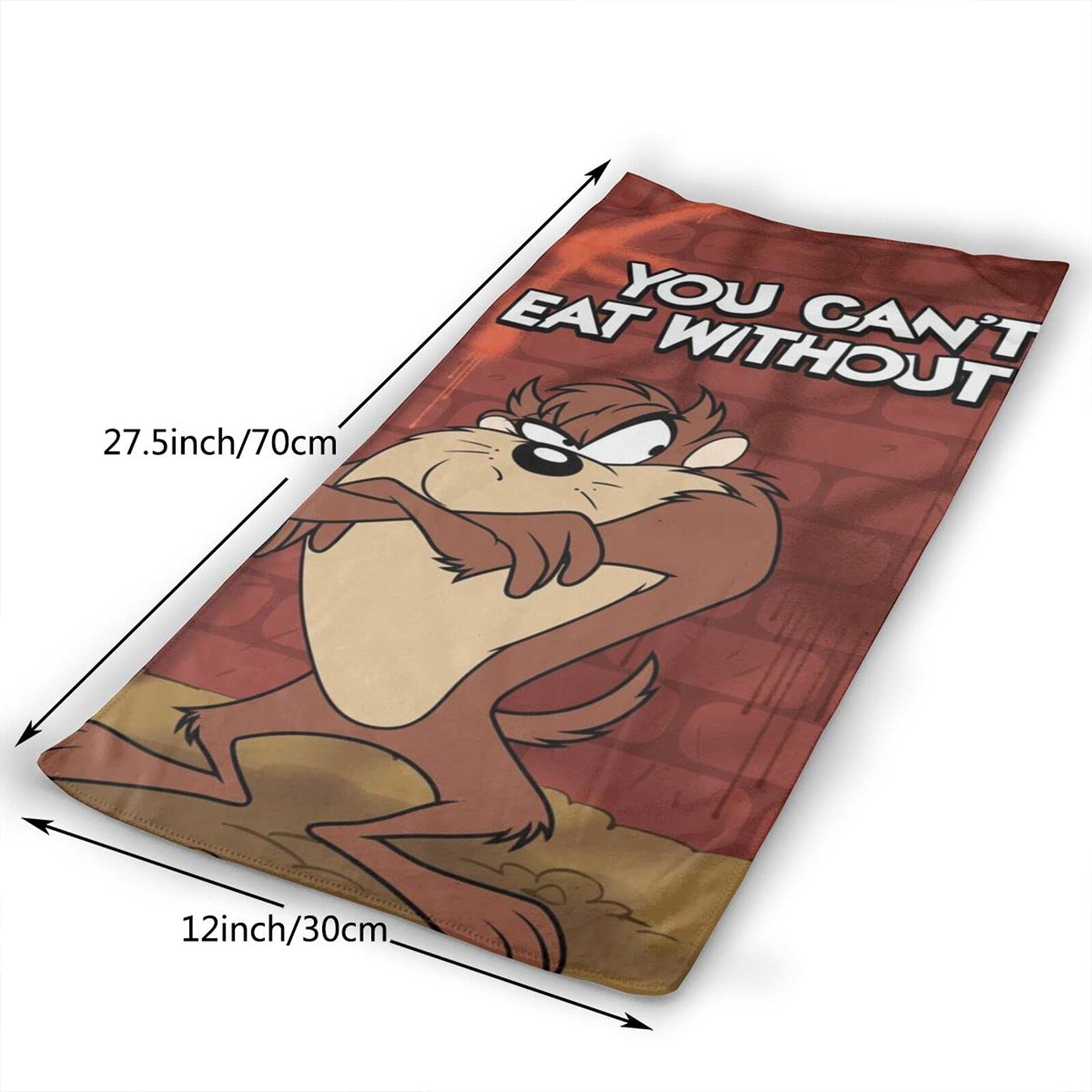 Taz Animal Tazmanian Devil Serviette De Plage En Microfibre 32x52