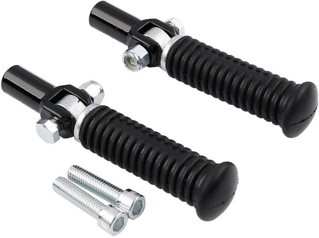 Green-L Rear Passenger Footpegs Footrest with Clevis Mount Kit Fit for Harley Softail FLST 2000-2006