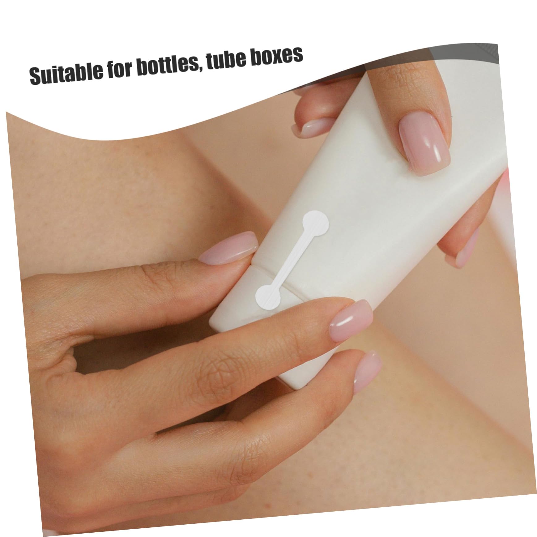 1500pezzi Etichette Sealing Strips Privacy Per Bottiglie Cosmetiche Stickers Antifrode Non Adesivo Design Confezione