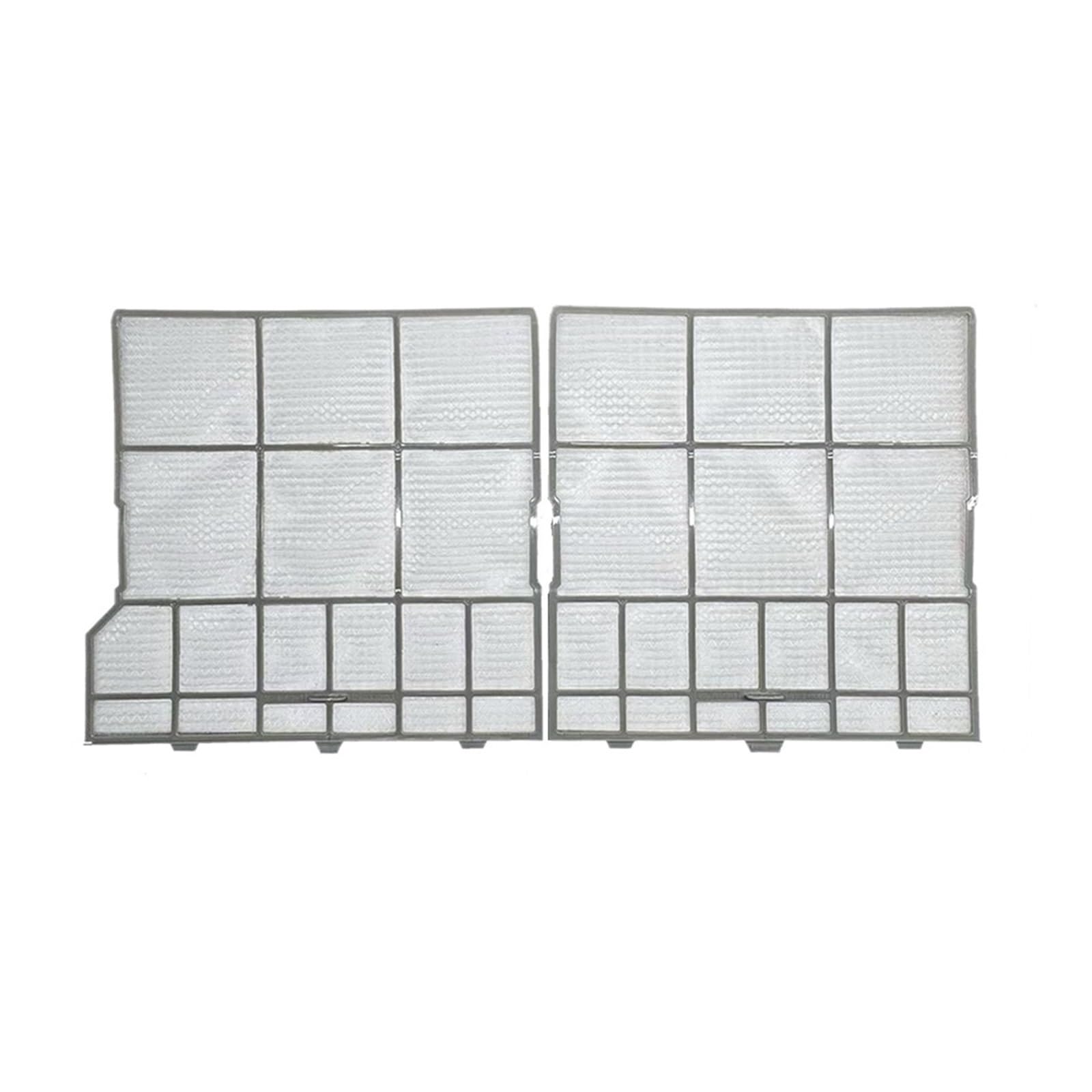 2 Pezzi/set Filtro Del Condizionatore D'aria Dimensioni Dello Schermo Antipolvere Dell'aria Condizionata: SINISTRA 32X30,5 Cm + DESTRA 30X30,5 Cm, Compatibile Con Hitachi