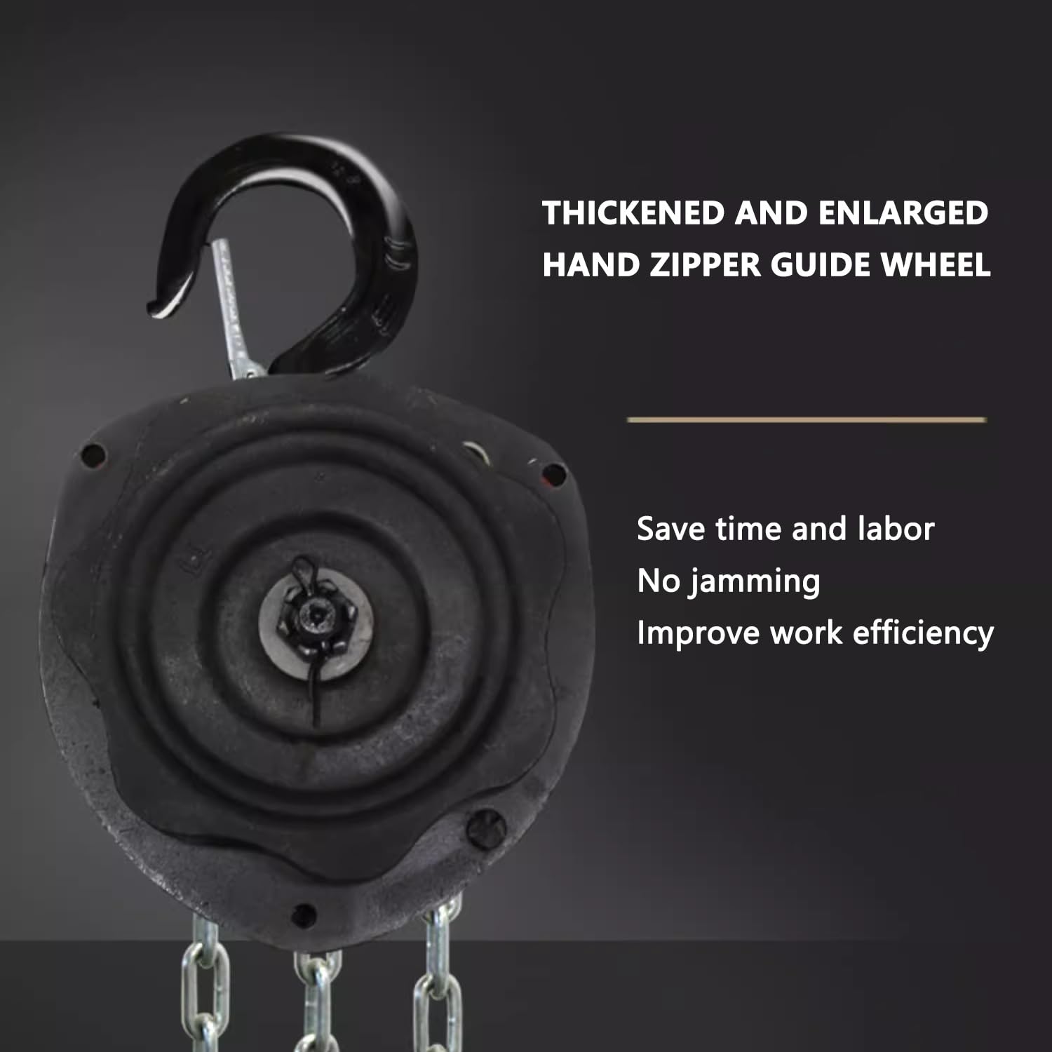 Kettenzug 5 Ton 10ft Rot, Mini-Kettenzug 11023Lbs, Heavy Duty Pulley Hoist mit G80 Manganstahl Kette, manuelle Kette Fall for Garagen, Lagerhallen, und Automotive Tasks