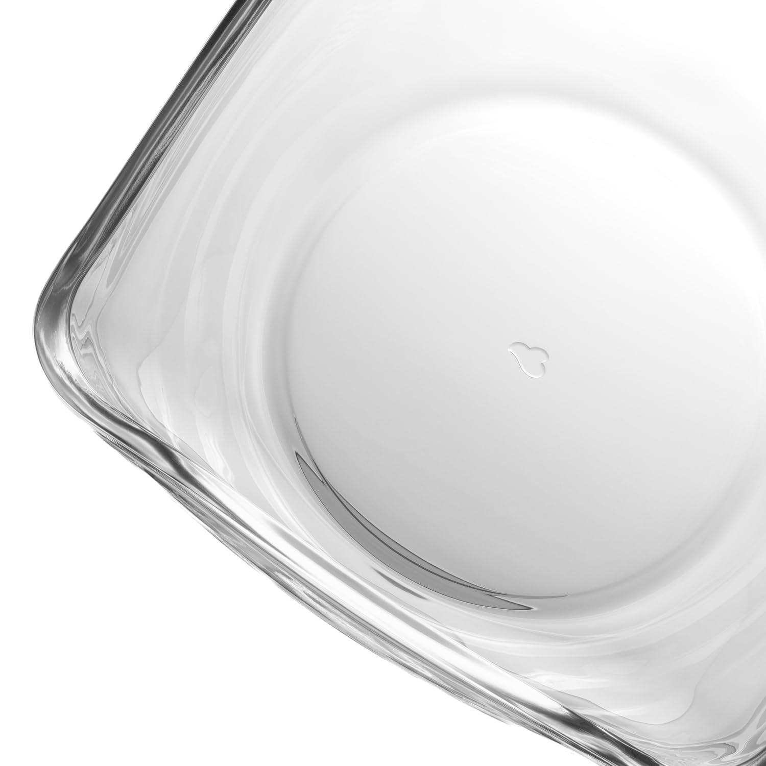 LEONARDO HOME Piazza 024409 Bol de service, en verre, passe au lave-vaisselle, saladier moderne, bol fonctionnel, hauteur 12 cm, transparent