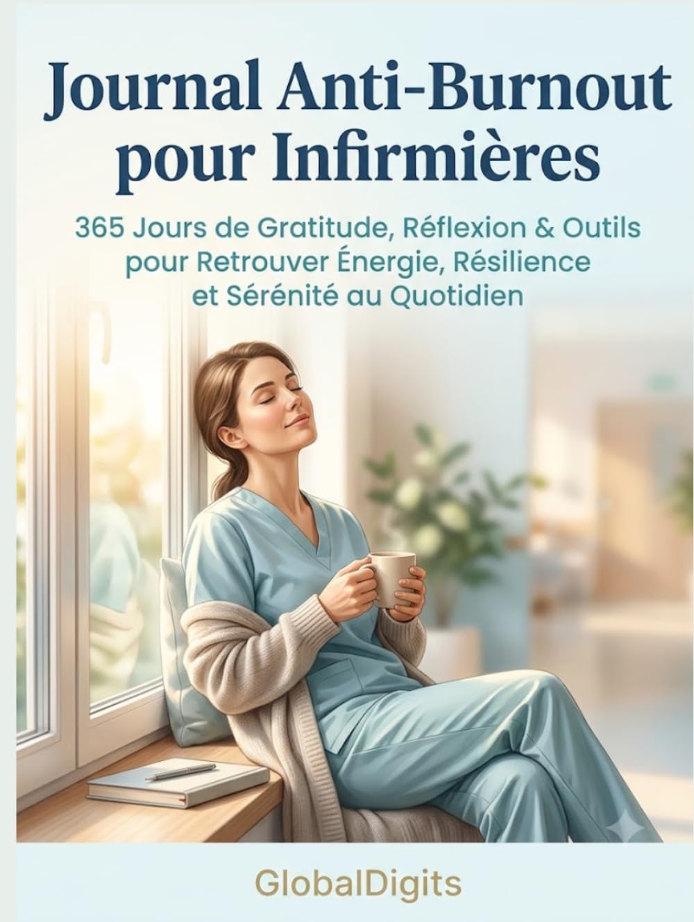Journal Anti-Burnout pour Infirmières: 365 Jours de Gratitude, Réflexions & Outils pour Retrouver Énergie, Résilience et Sérénité au Quotidien