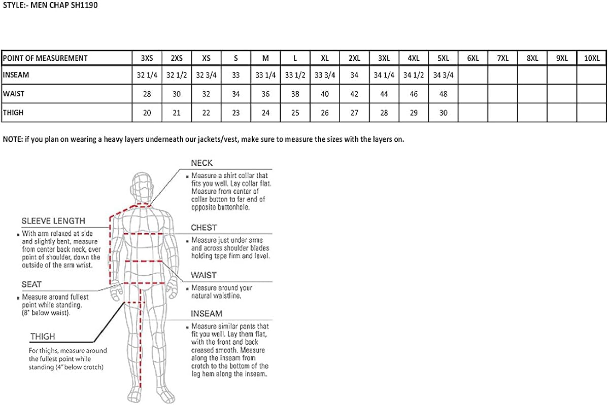 Milwaukee Leather SH1190 Men's Black Leather Chaps with Zippered Thigh Pockets : Leather King: Automotive