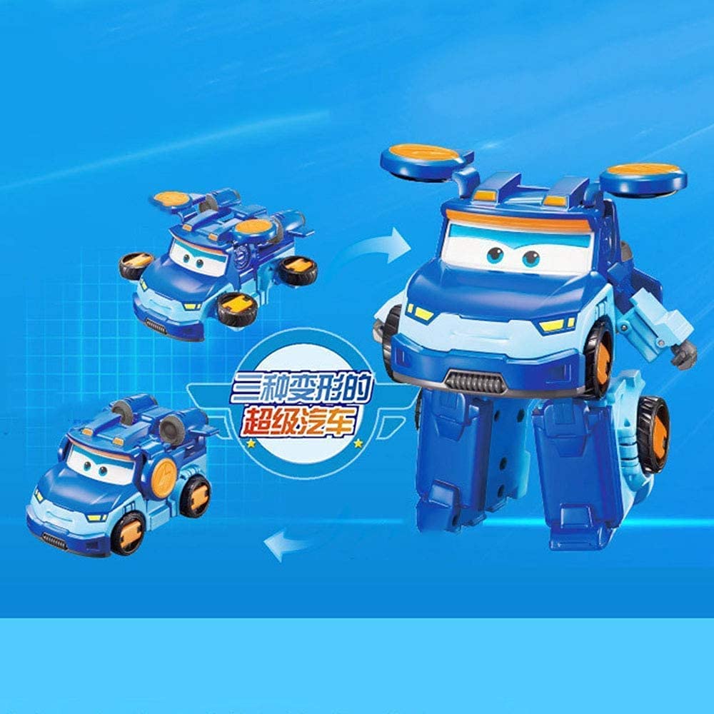 Super Wings Mira Spielzeug - Verwandlungs Flugzeug Zu Roboter 12cm