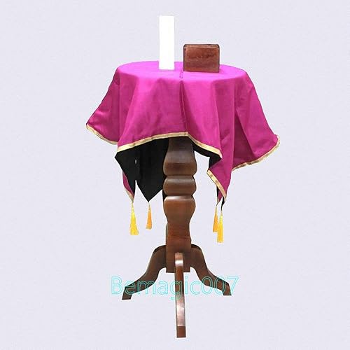 Stage Magic Tricks - Mesa flotante clásica redonda (tipo hebilla), accesorios mágicos, para fiestas, etc.