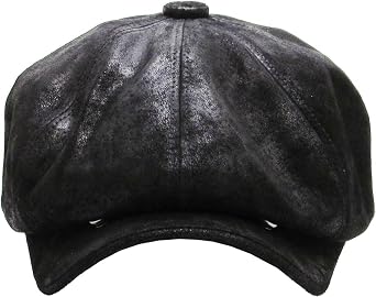 KBETHOS Leather Ascot Made in USA Ivy Collection Classic Newsboy Caps