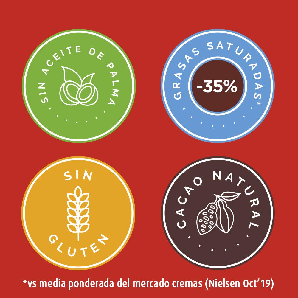 Nocilla, Profesional con sabor Original, Bocabajo sin Aceite de Palma - 750g - 3