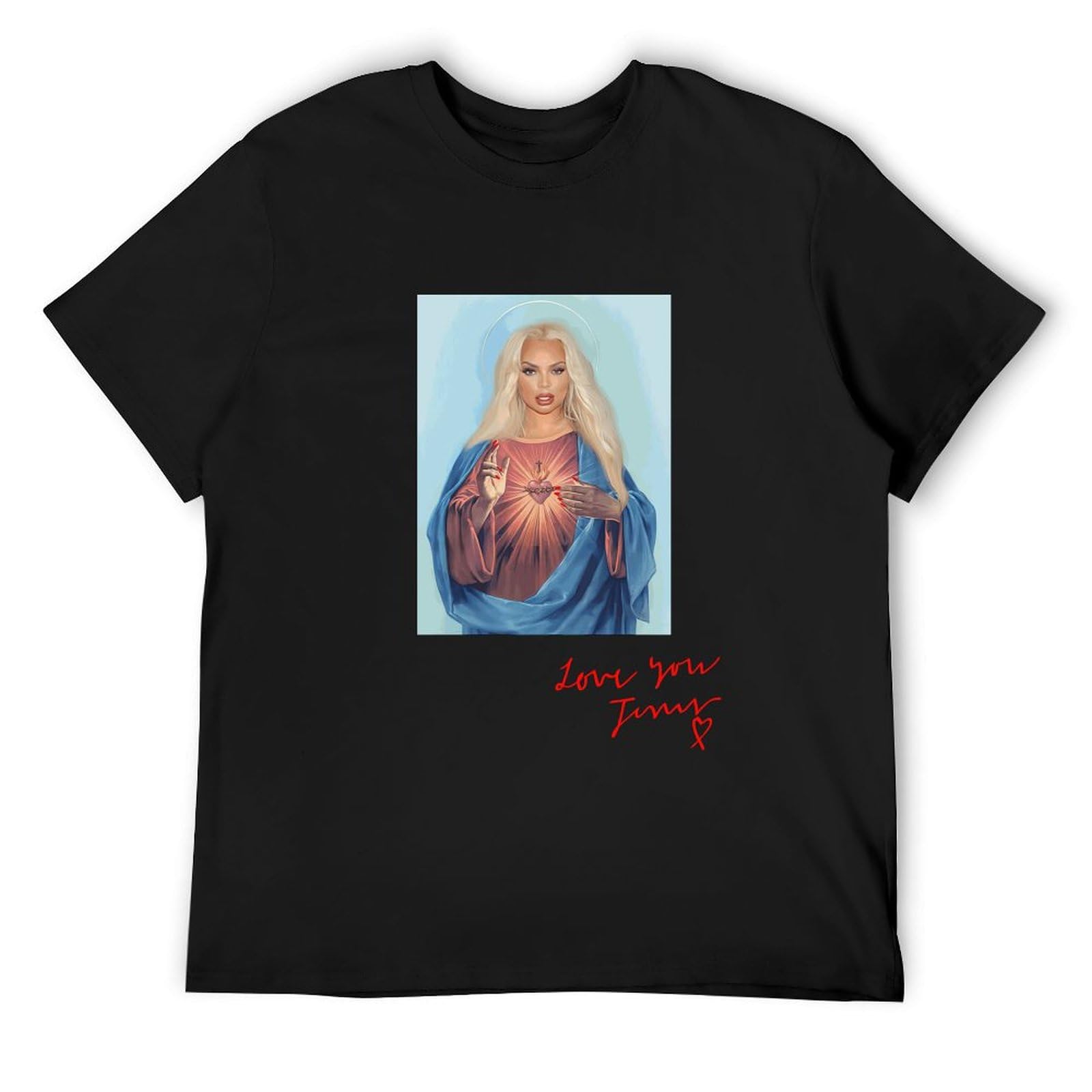 Trisha Paytas Jesus T Shirt 173Dmn Men's T Shirt Black L