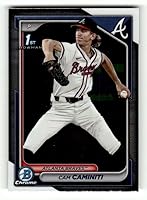 Vista 1 de 2024 Bowman Chrome Draft #BDC-20 Cam Caminiti RC Rookie Atlanta Braves Baseball Base Trading Card