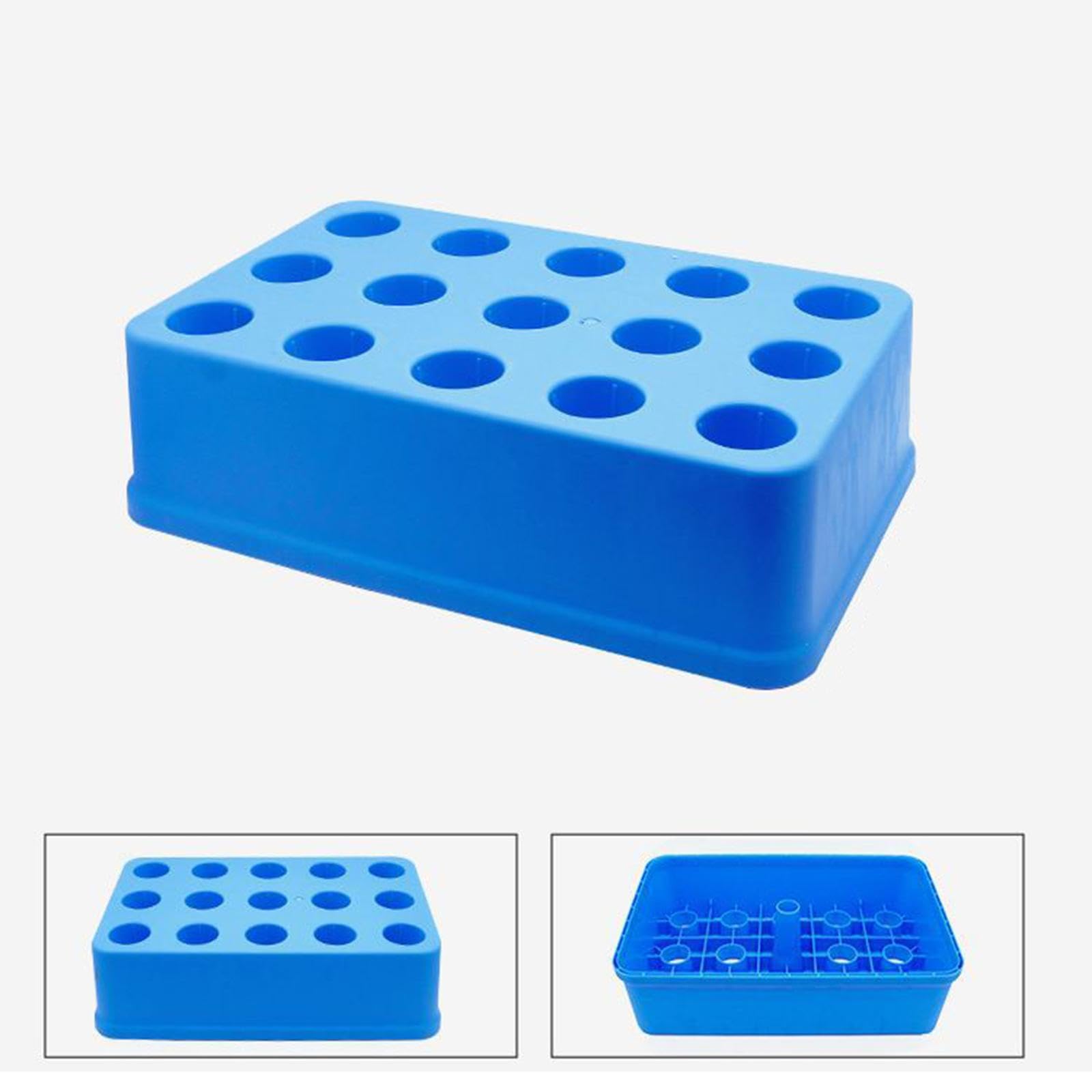 Soporte de Almacenamiento Estuche de Portaherramientas CNC Caja Grande para Recopilación Organizador de Material Sólido Adecuado para Taller Ma, para BT40 azul