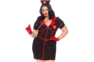 Women's 2 Pc Bedside Babe Costume Nurse Heartbreaker
