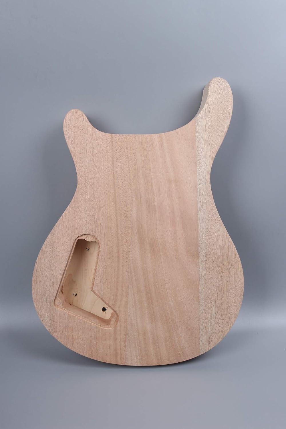 Yinfente Electric Guitar Body Mahogany Maple wood For Electric Guitar Replacement Set in Style Flame Maple cap HH pickups holes