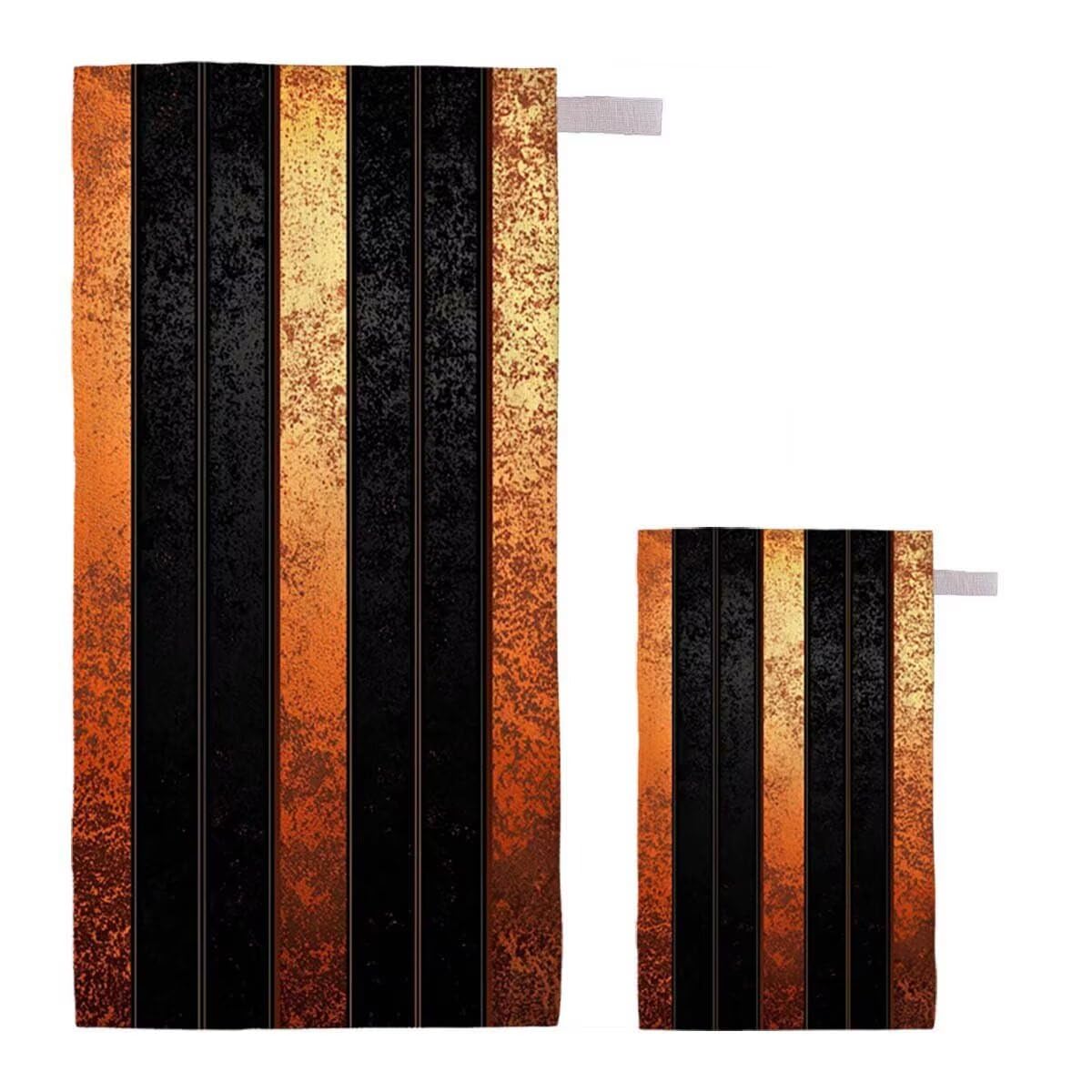 Telo Mare XXL 220x100cm/35x70cm, 2 Set Telo Mare Microfibra Semplicità Asciugamano Palestra Uomo, Antisabbia, Leggero, Asciugatura Rapida, Teli da Spiaggia Grandi Accessori per Camping Natation F-46