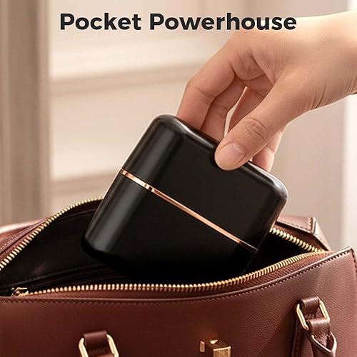 Miniatura 7 de Mini alisador de pelo, cepillo alisador de pelo inalámbrico portátil actualizado 2026 para mujeres, peine alisador recargable con 3 temperaturas y