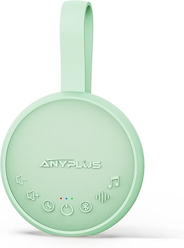 Miniatura 11 de Máquina de ruido blanco para adultos y bebés dormidos, máquina de sonido portátil con 24 sonidos relajantes, Bluetooth 5.1, funciona con pilas, 3