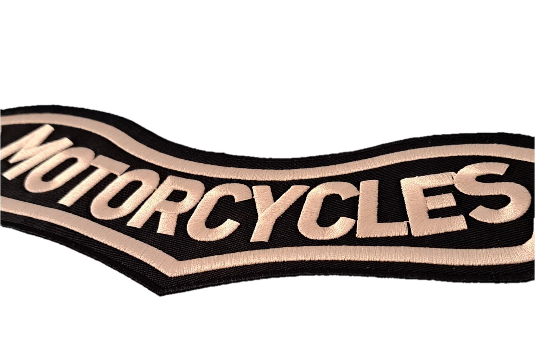 Aufnäher Rocker Grande Life Member + Adler Patch - MOTORCYCLES - für Chapter und Biker, goldfarben, aus Stoff, für Weste, Motorradfahrer.