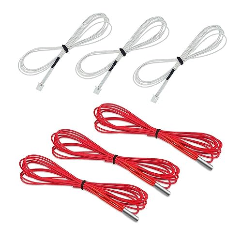 5 unidspaquete Calentador de cartucho de cerámica 1M 24V 40W Calentador de tubo de calefacción Cartucho 620 Hotend de cerámica